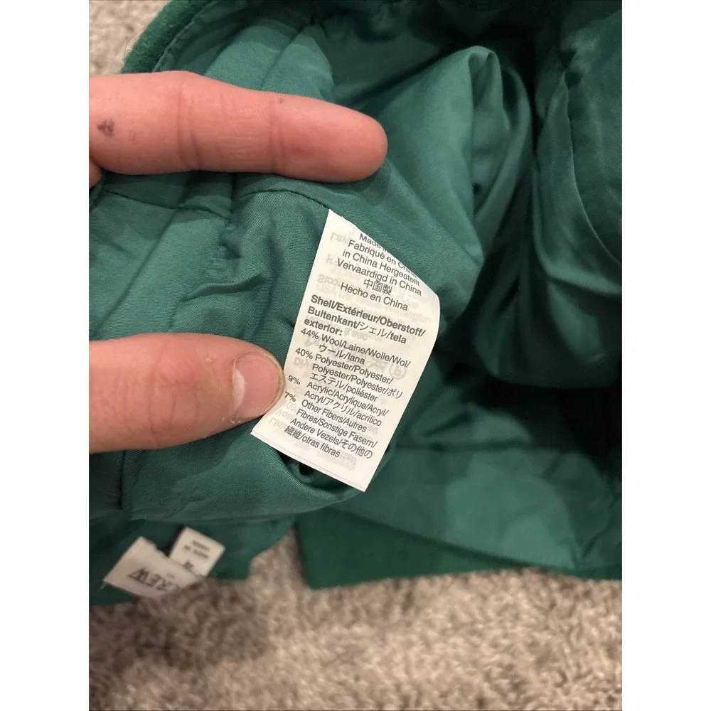 J. Crew Green Wool Blend Pencil Skirt AC276 Size 4 Casual Dress Work